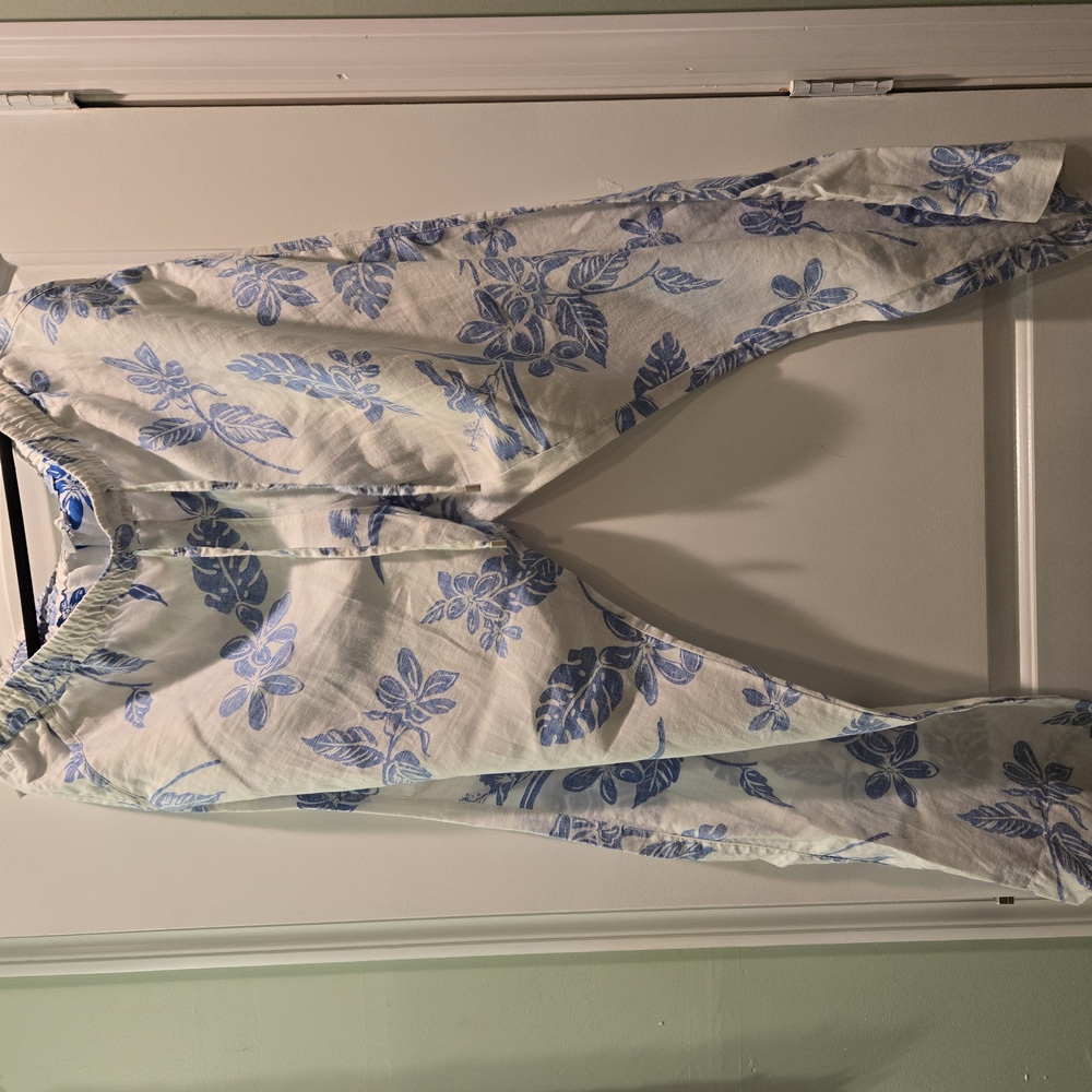 Tommy Bahama 100% Linen light tropical pants 👖size XL
